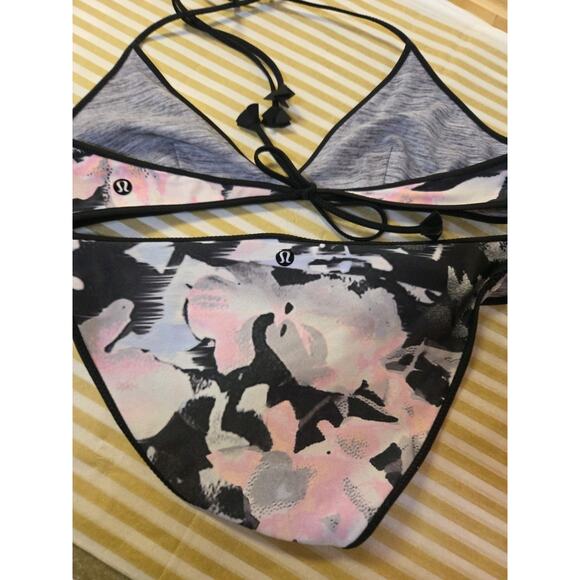 Lululemon RARE Reversible Bikini Set Size 8 - Picture 4 of 16